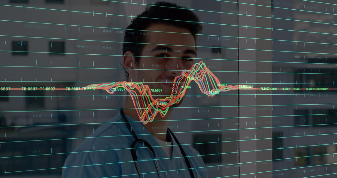 Financial Analysis in Healthcare Concept with Doctor and Graphs