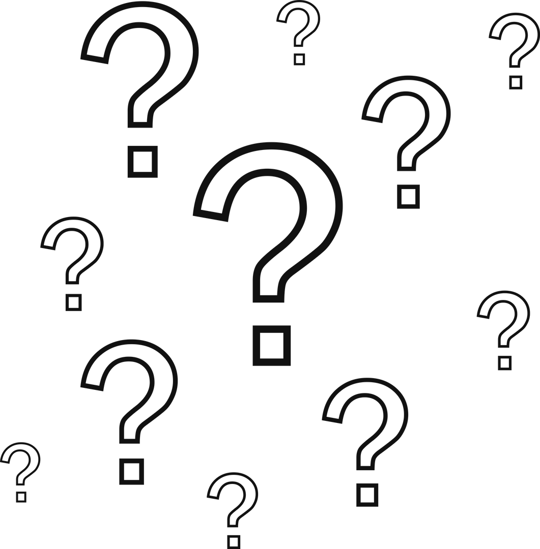 Transparent Vector Illustrates Multiple Question Mark Symbols - Download Free Stock Images Pikwizard.com