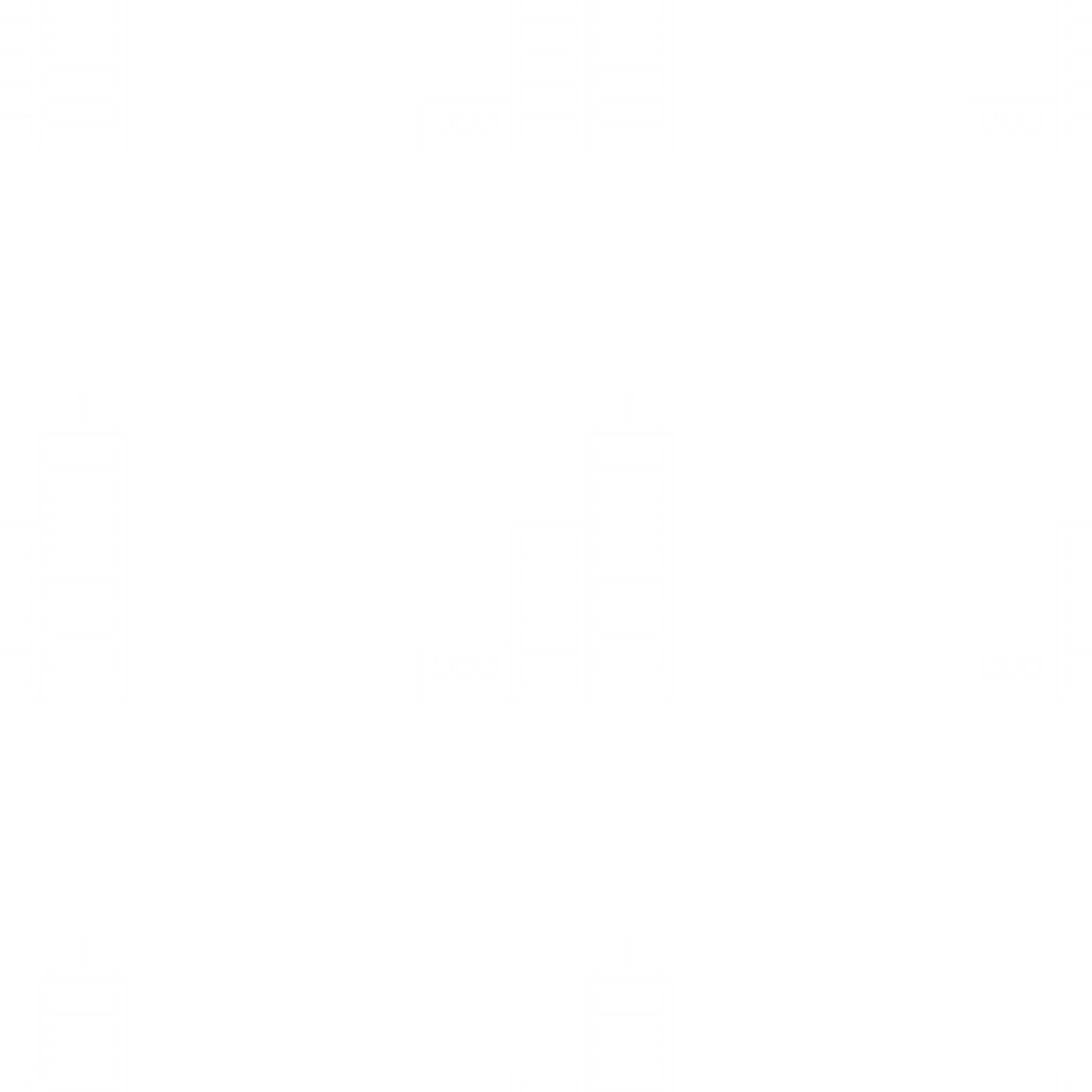 Seamless Urban Building Pattern on Transparent Background