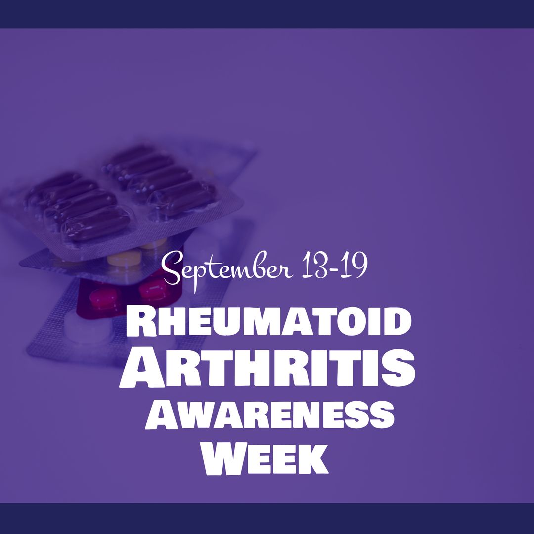 Rheumatoid Arthritis Awareness Week with Medicine Blister Packs