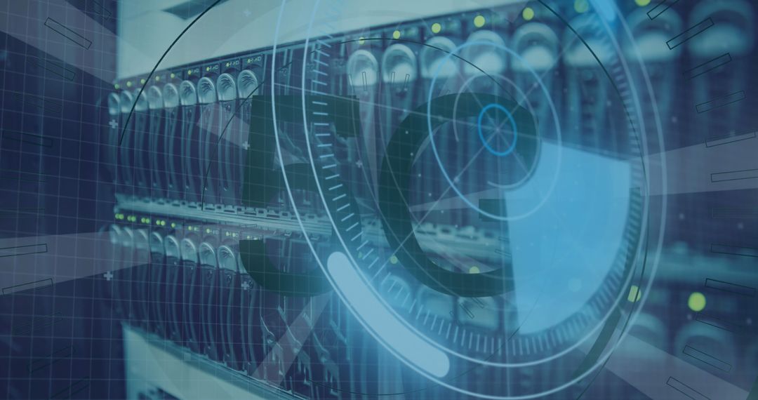 5G and Data Processing in Server Room