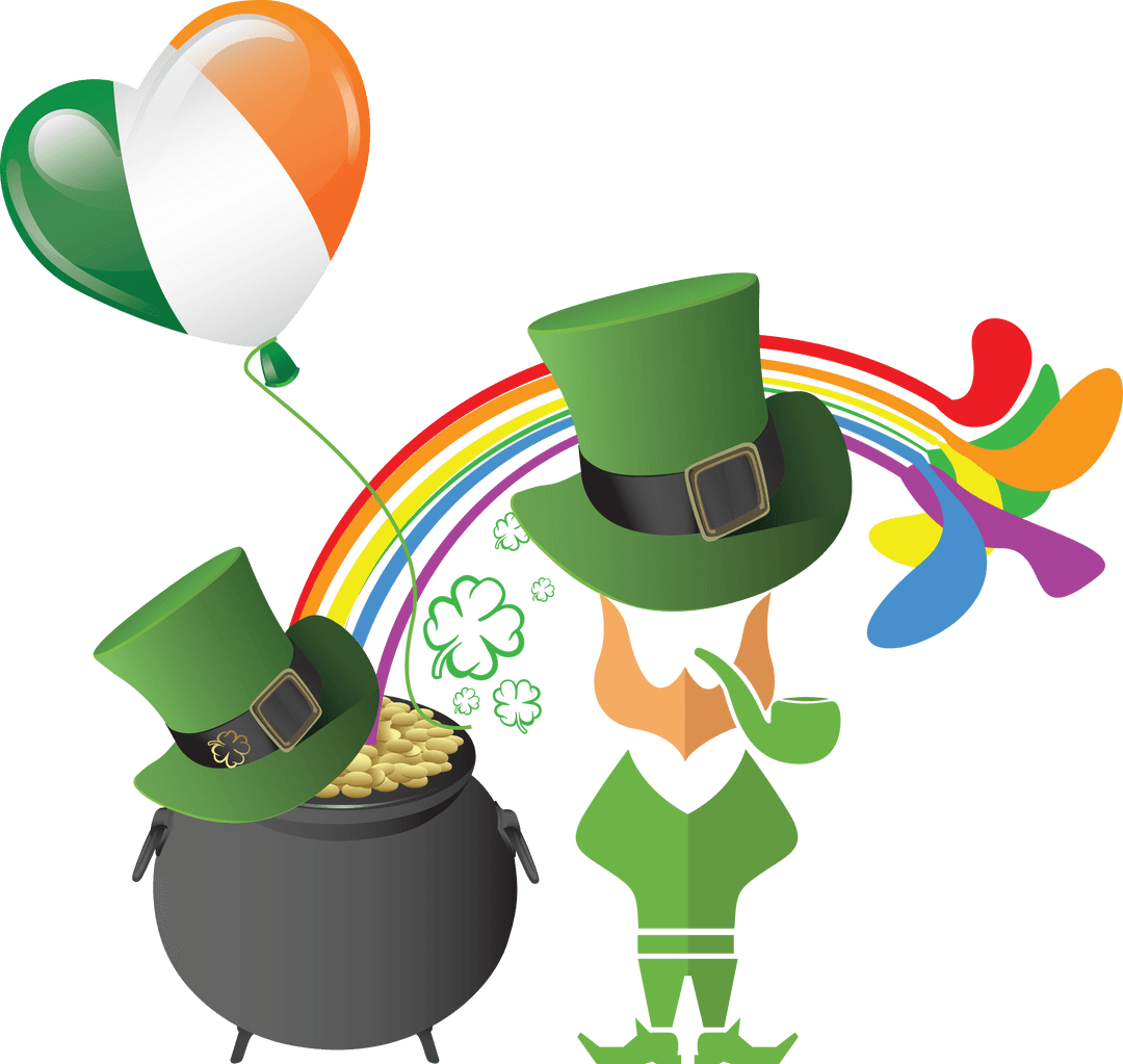 Transparent St. Patrick's Day Themed Decorations