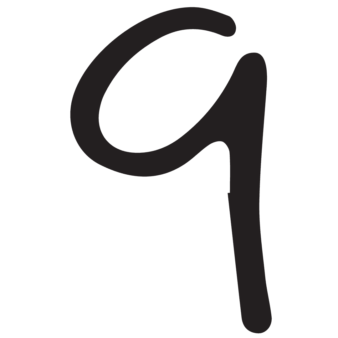 Stylized Number Nine Illustration on Transparent Background