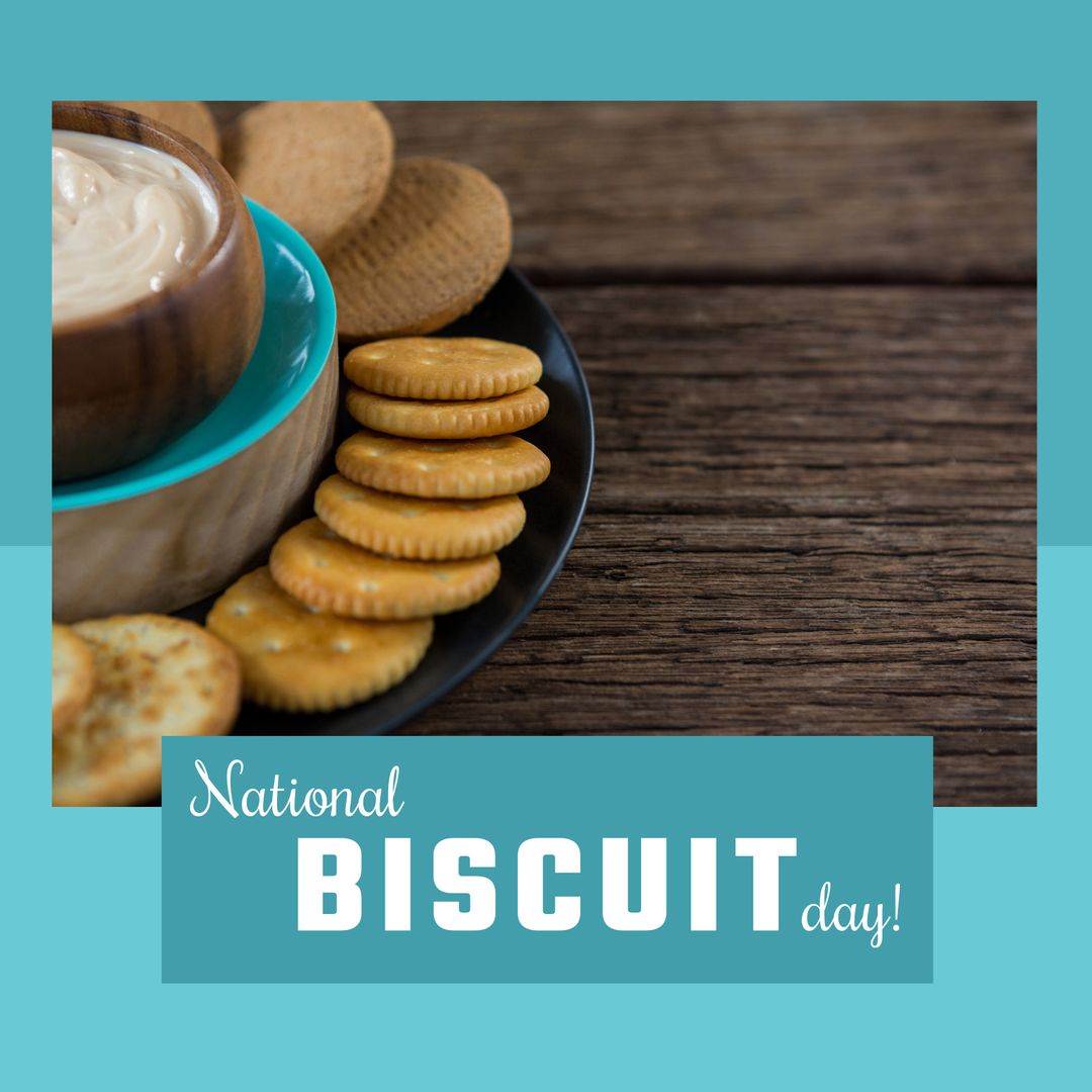 Celebrating National Biscuit Day with Delicious Snacks Display