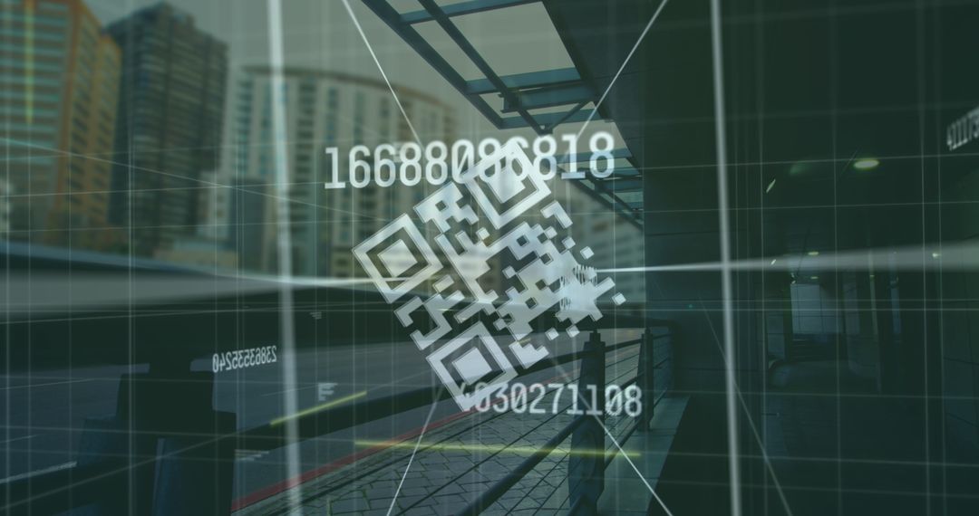 QR Code Integration with Urban Cityscape for Digital Networking