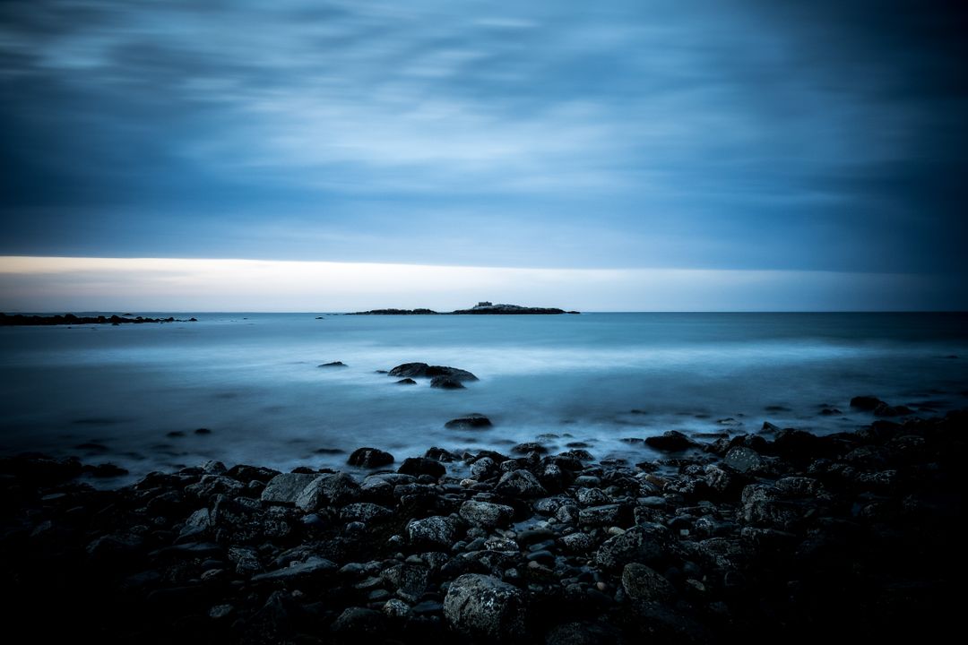 Time-lapse Photography of Rocks by the Sea - Free Images, Stock Photos and Pictures on Pikwizard.com