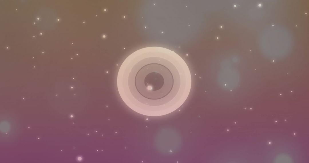 Luminous Abstract Bokeh Particles on Vibrant Gradient Background