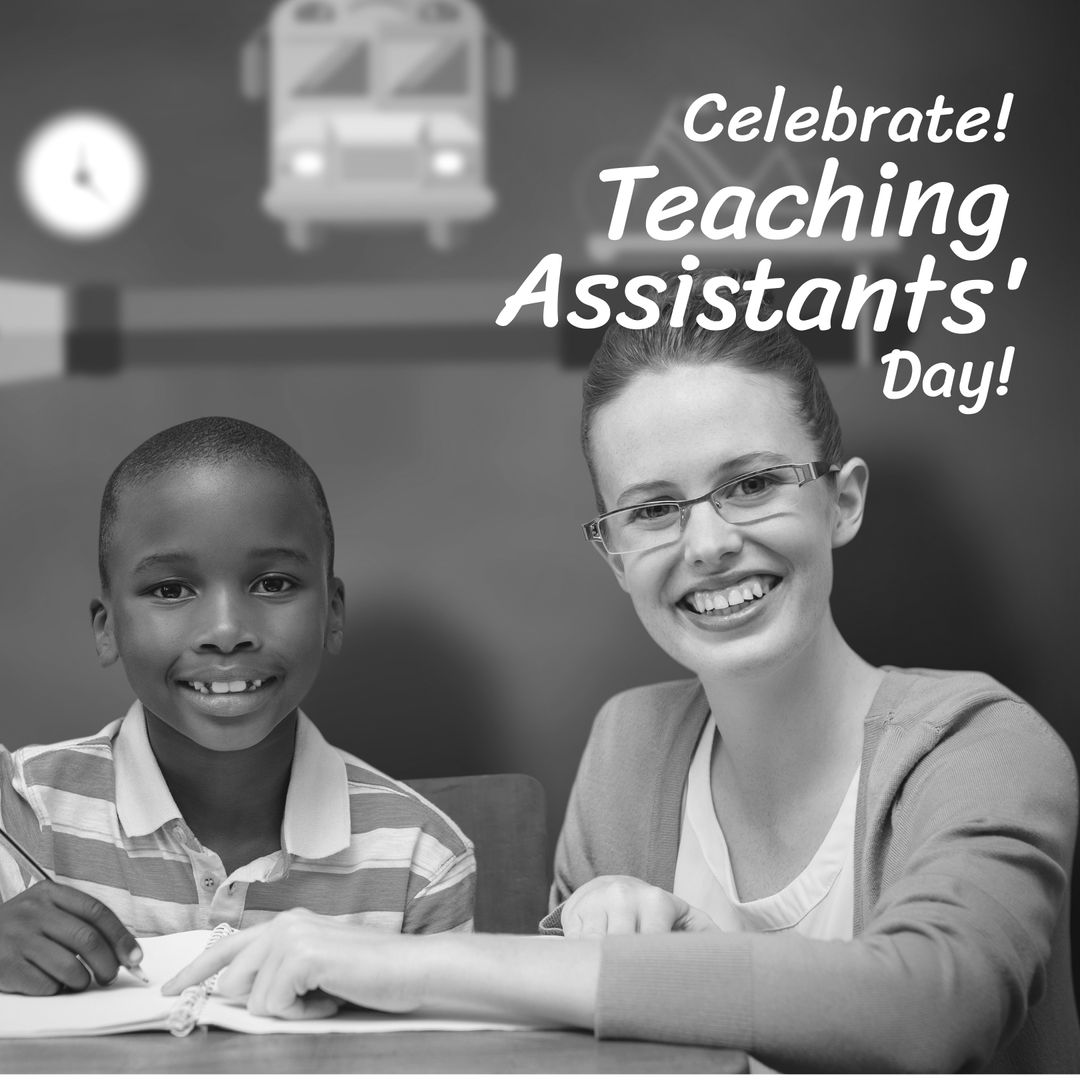 Celebrating Teaching Assistants' Day Education Concept