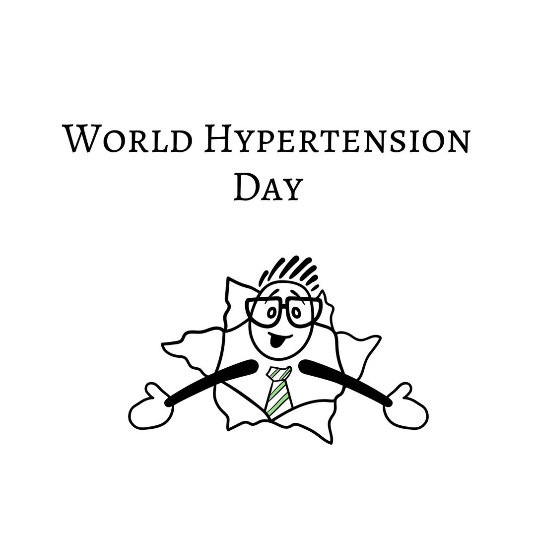 Illustration for World Hypertension Day with Doctor Icon