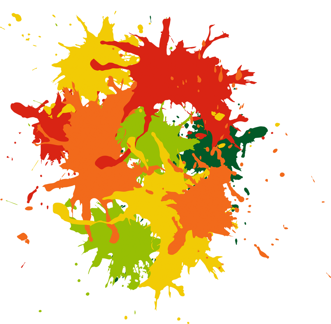 Colorful Abstract Splashes on Transparent Background - Download Free Stock Images Pikwizard.com