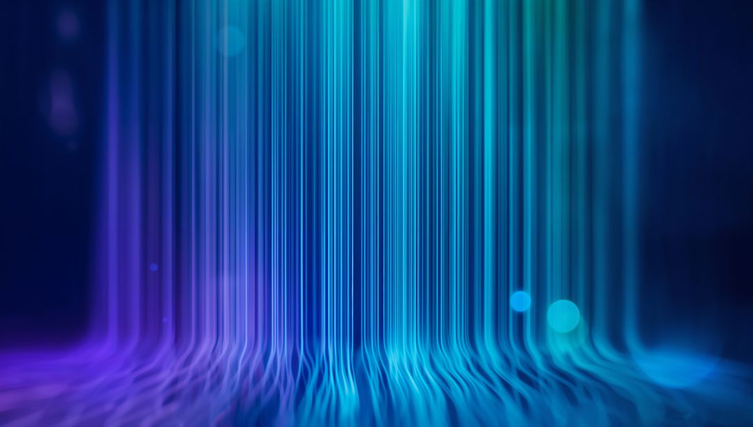 Vibrant Abstract Neon Light Cascade