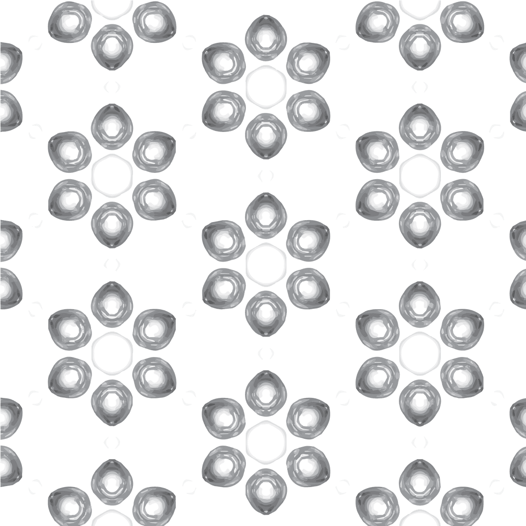 Silver Geometric Pattern on Transparent Background for Design