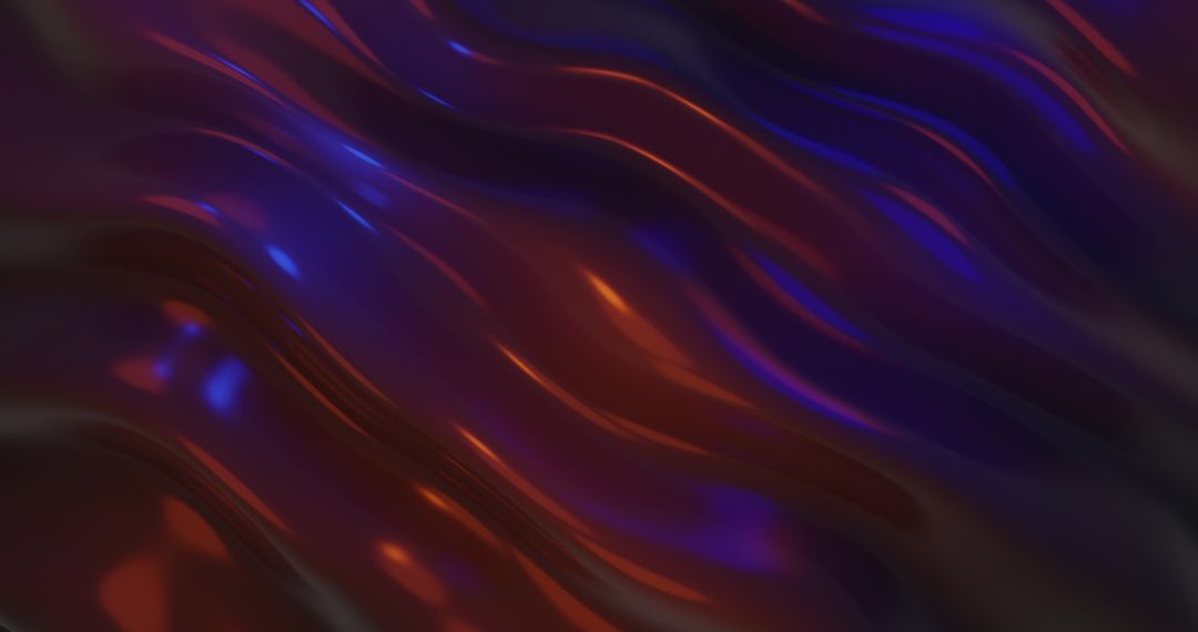 Hypnotic Flow of Multicolored Liquid Shapes in Motion