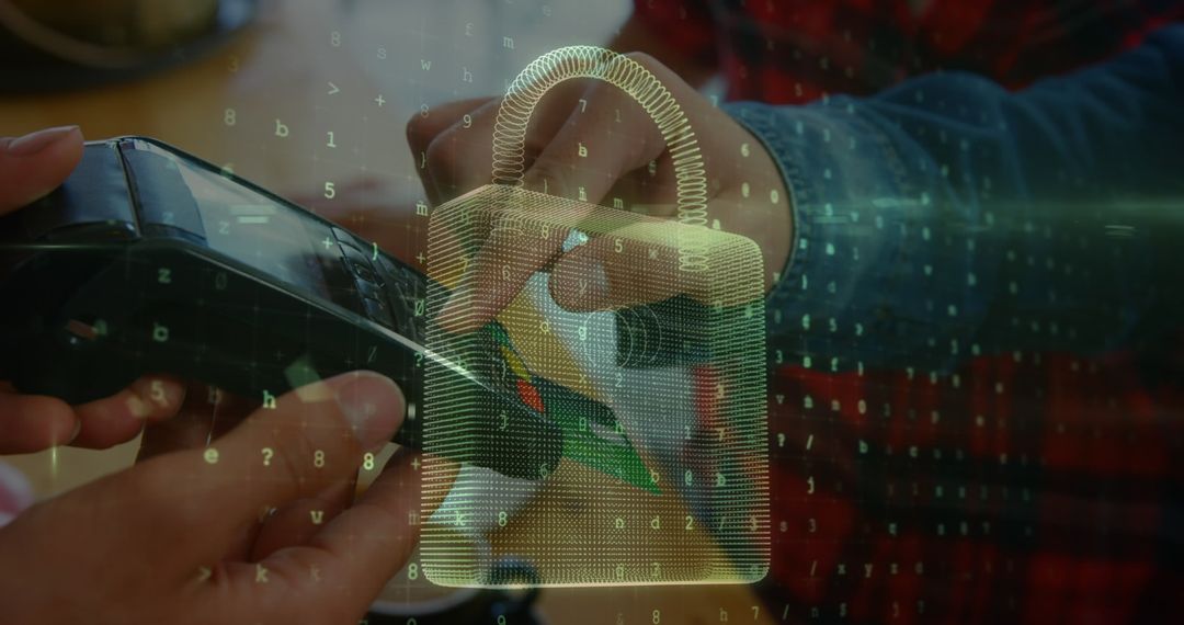 Digital Security Concept with NFC Payment Technology