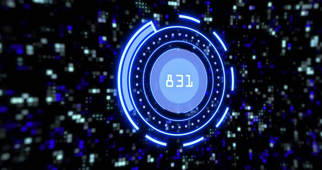 Digital Interface with Target Scope and Data Analytics Concept
