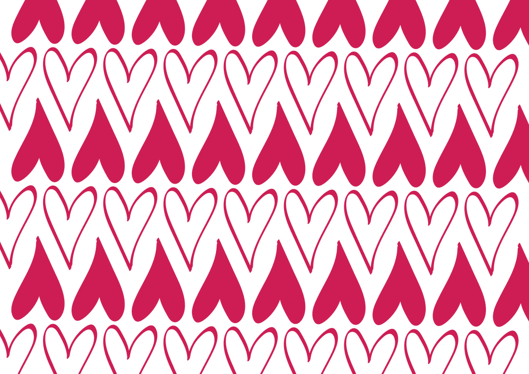 Repeating Red Hearts Pattern on Transparent Background, Vector Design - Download Free Stock Images Pikwizard.com