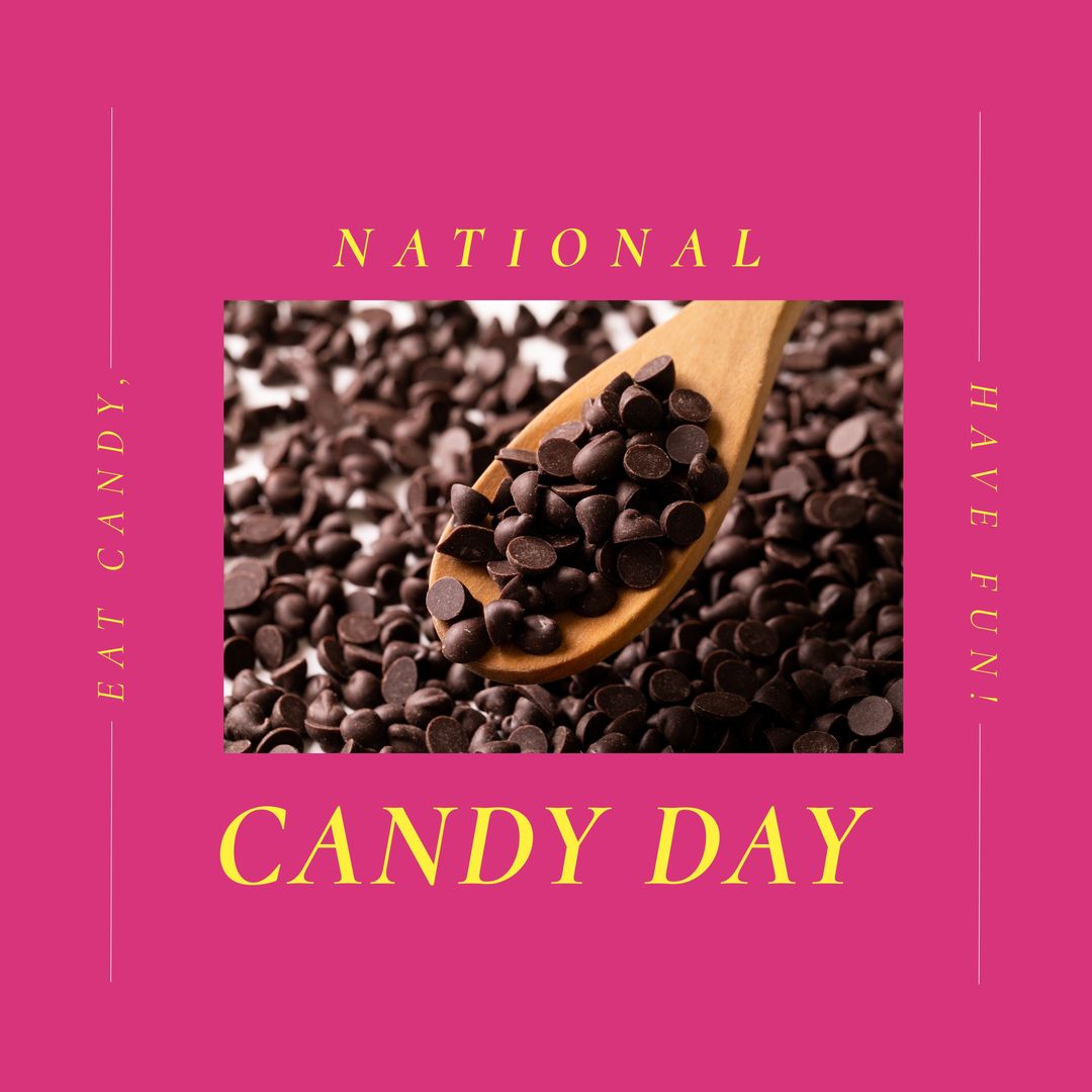 National Candy Day Celebration with Chocolate Candies - Download Free Stock Templates Pikwizard.com