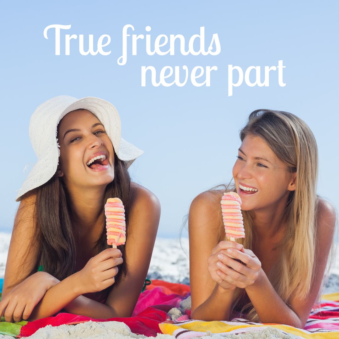 Celebrating Friendship with Ice Cream at Sunny Beach
