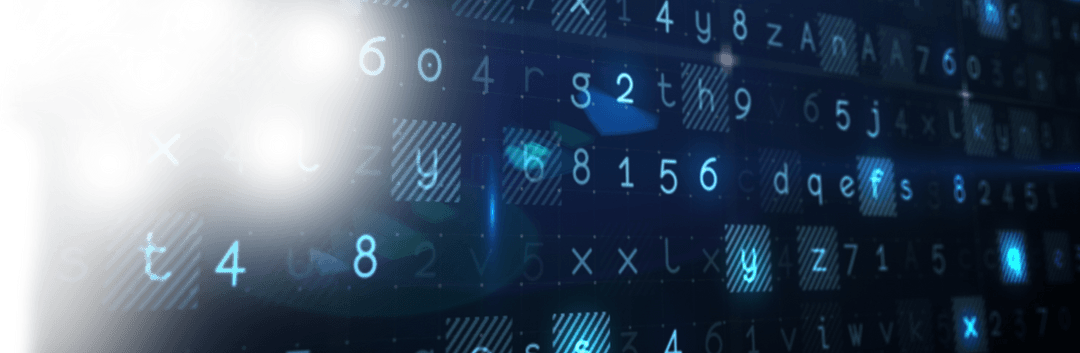 Transparent digital data code processing background illustration
