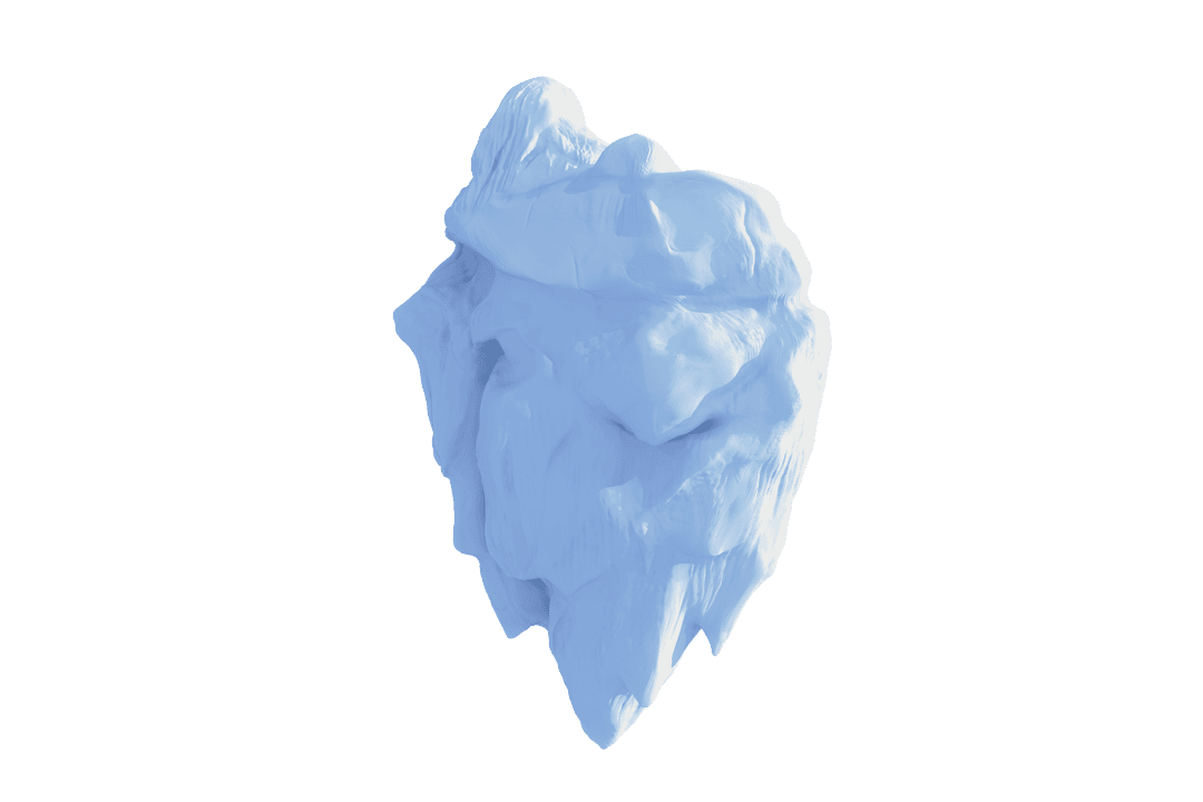 Transparent Abstract White Polygonal Formation Isolated