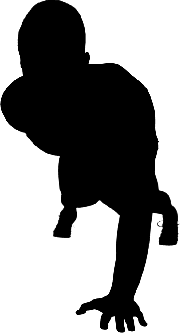 Transparent Silhouette of Athletic Man Doing One-Hand Push-Ups