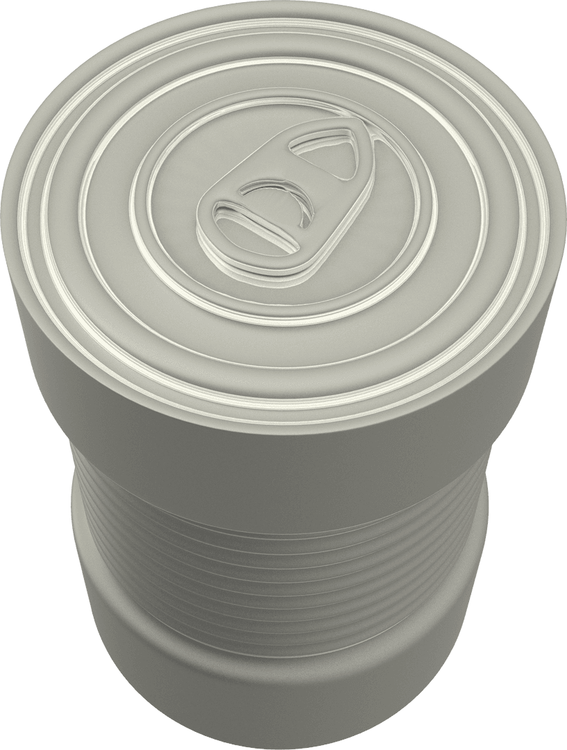 Transparent Aluminum Beverage Can Dislay Single Use Packaging