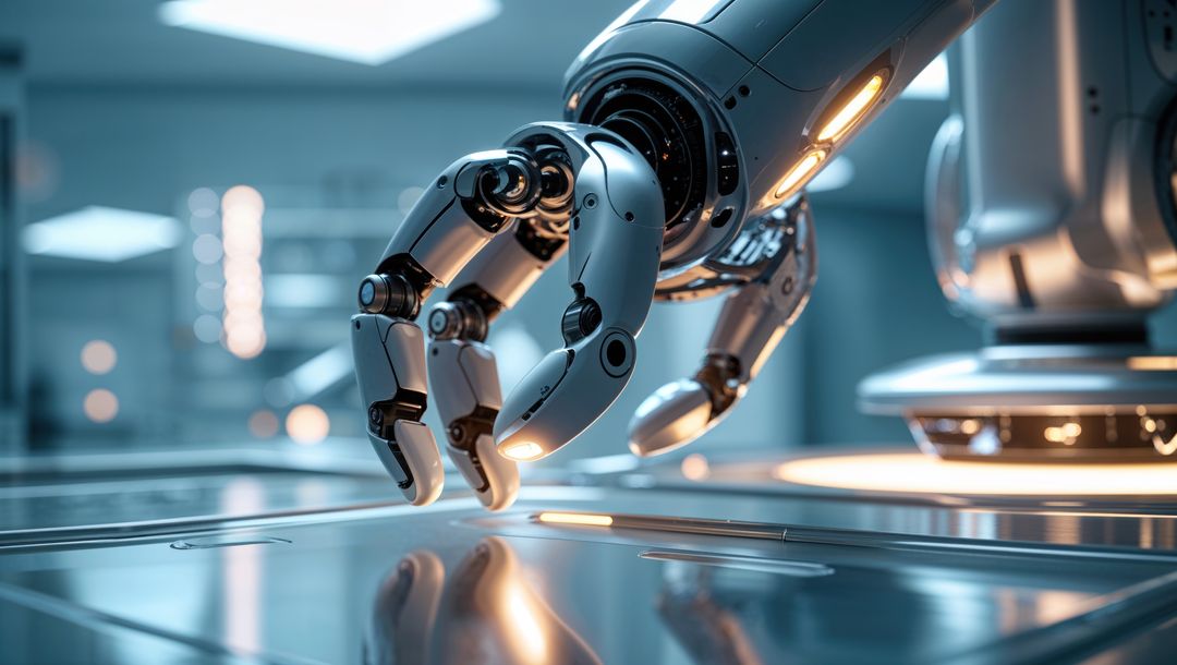 Advanced Robotic Arm for Industry with Sophisticated Joint Mechanism