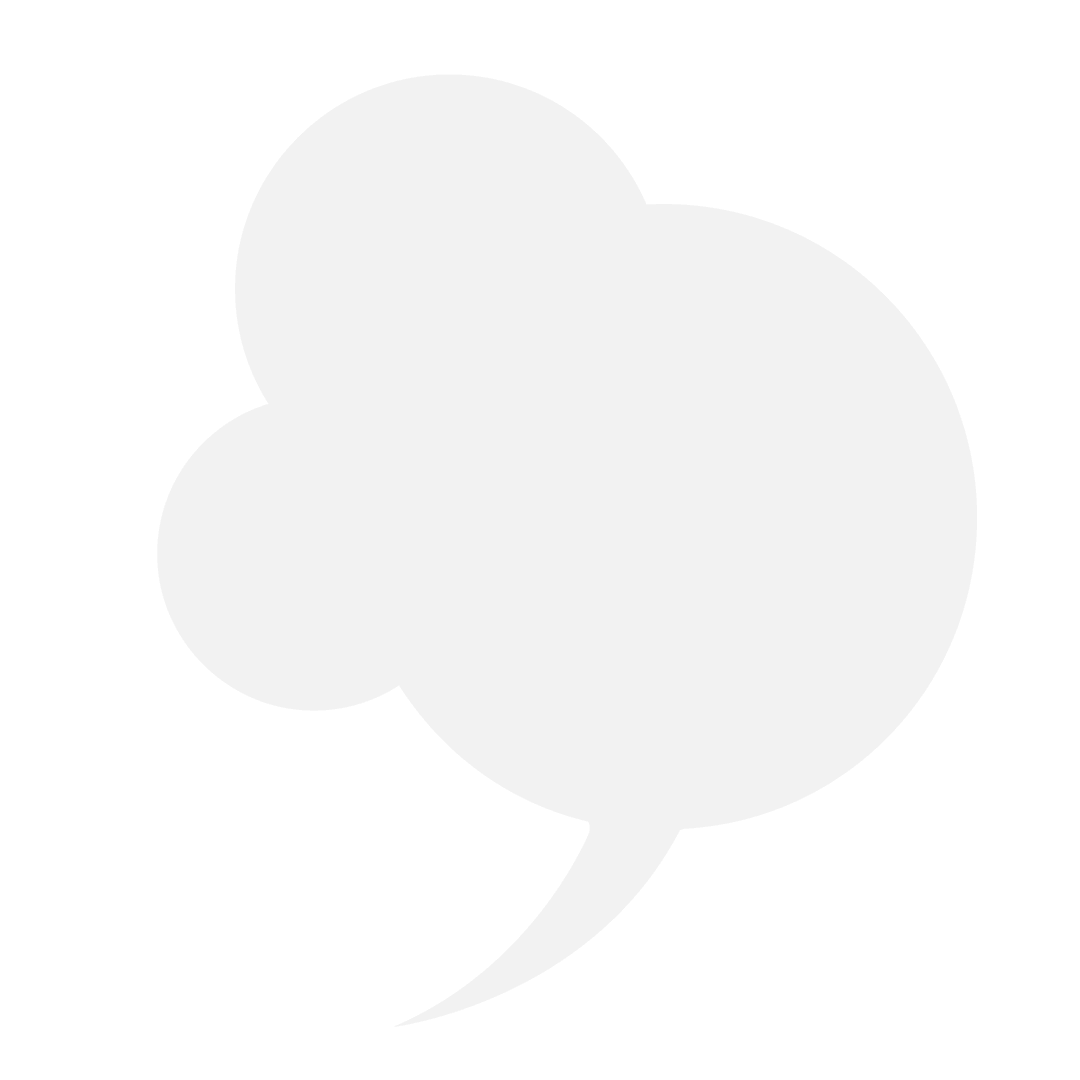 Transparent Speech Bubble Icon for Communication Concepts