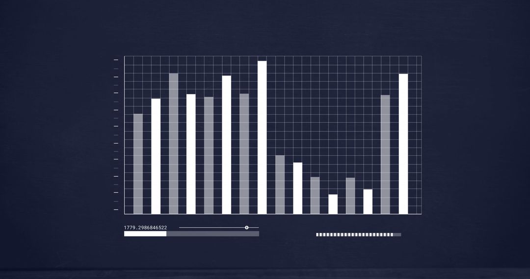 Digital growth metrics with dynamic data visualization
