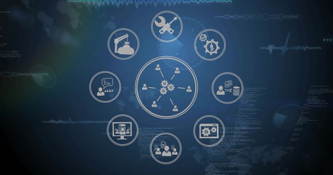 Infographic Displaying Central Network Management