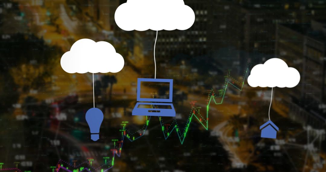 cloud-based technology integration with data visualization - Free Images, Stock Photos and Pictures on Pikwizard.com