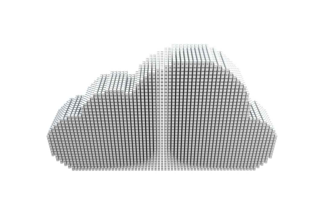 Abstract Transparent Cloud Made of Pixels and Blocks - Download Free Stock Images Pikwizard.com