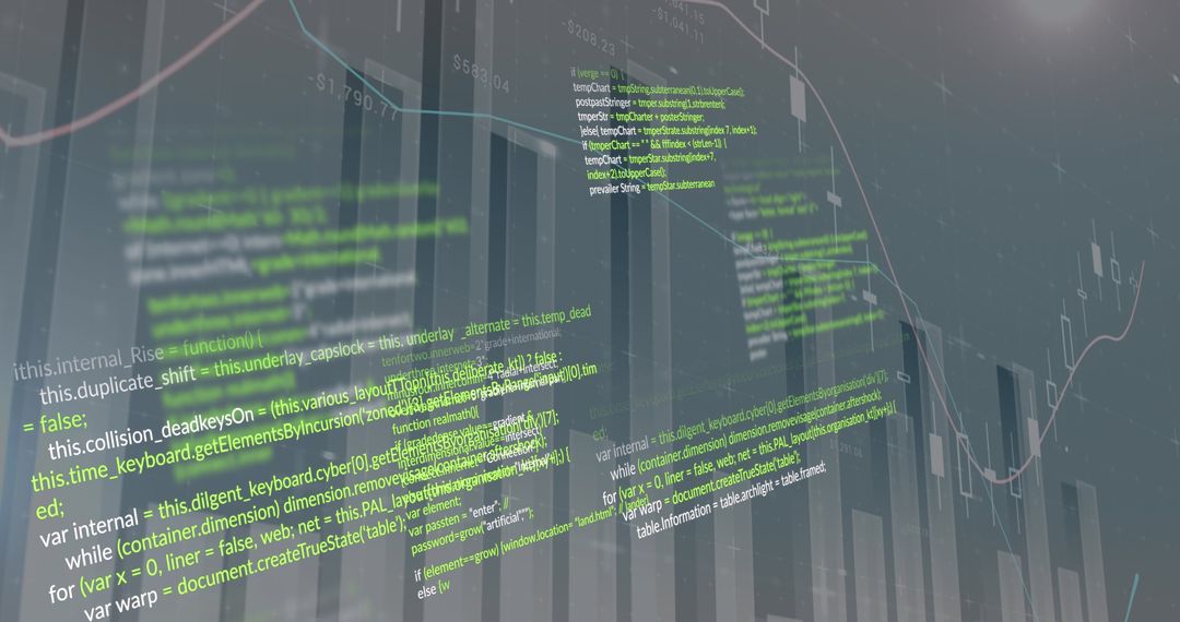 Digital data analysis with futuristic interface
