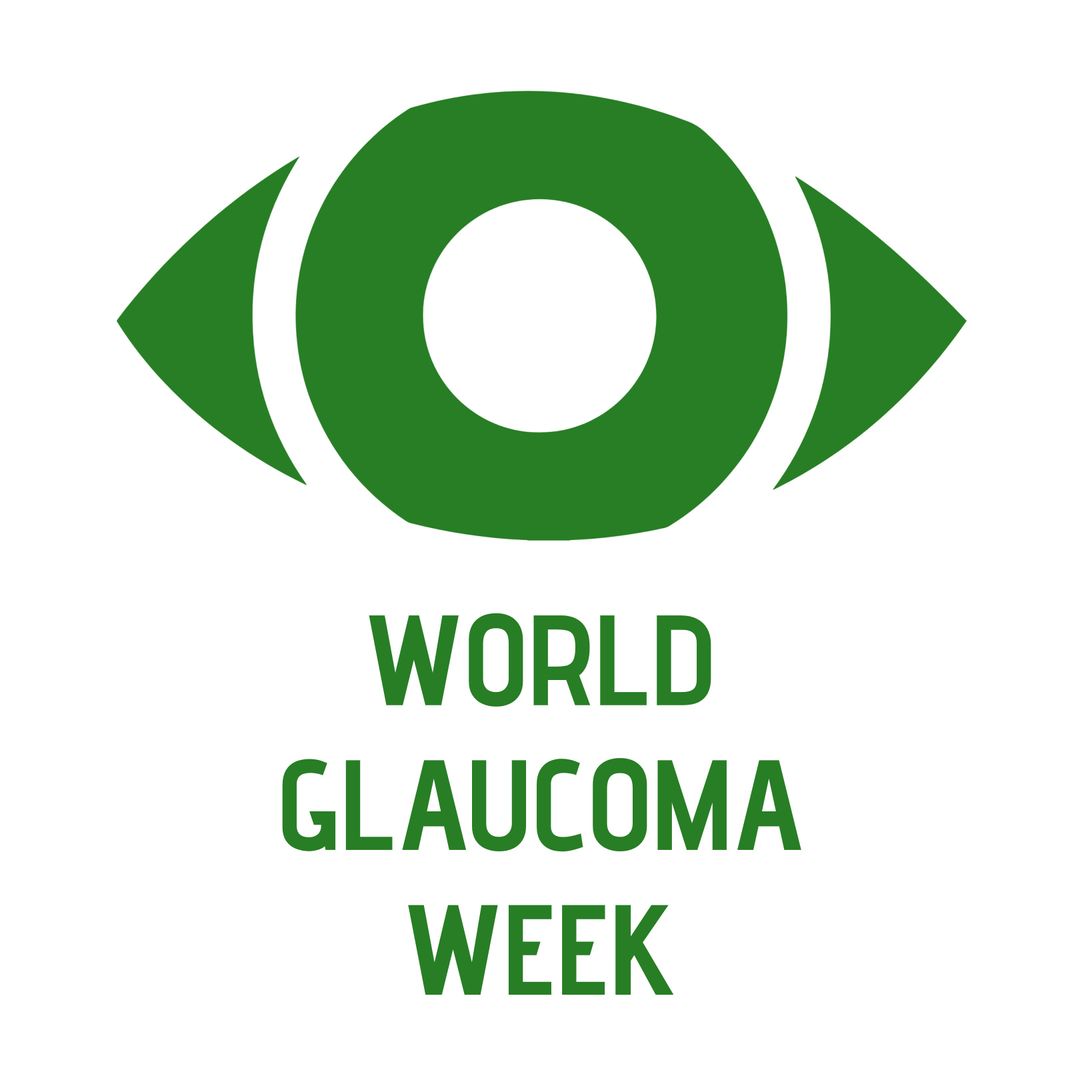 Stylized Eye Symbol for World Glaucoma Week