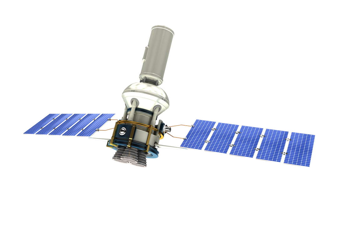 Transparent 3D Modern Solar Satellite Technology Illustration - Download Free Stock Images Pikwizard.com