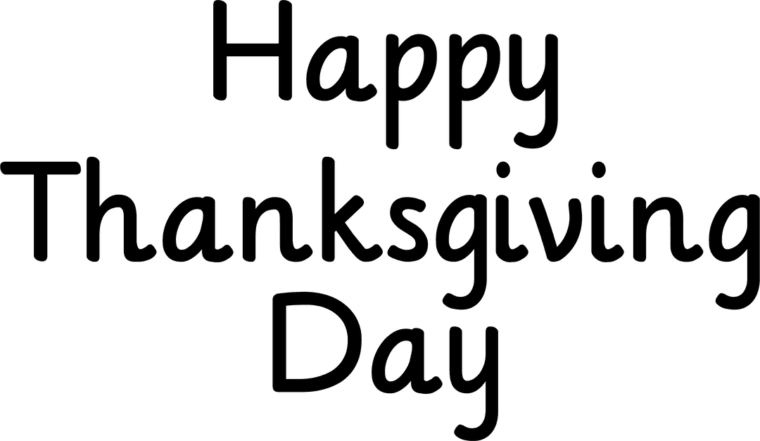 Transparent Thanksgiving Greeting with Turkey and Autumn Elements