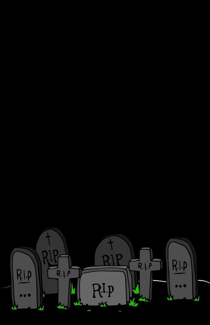 Transparent Cartoon Headstones with RIP Text in Graveyard - Download Free Stock Images Pikwizard.com