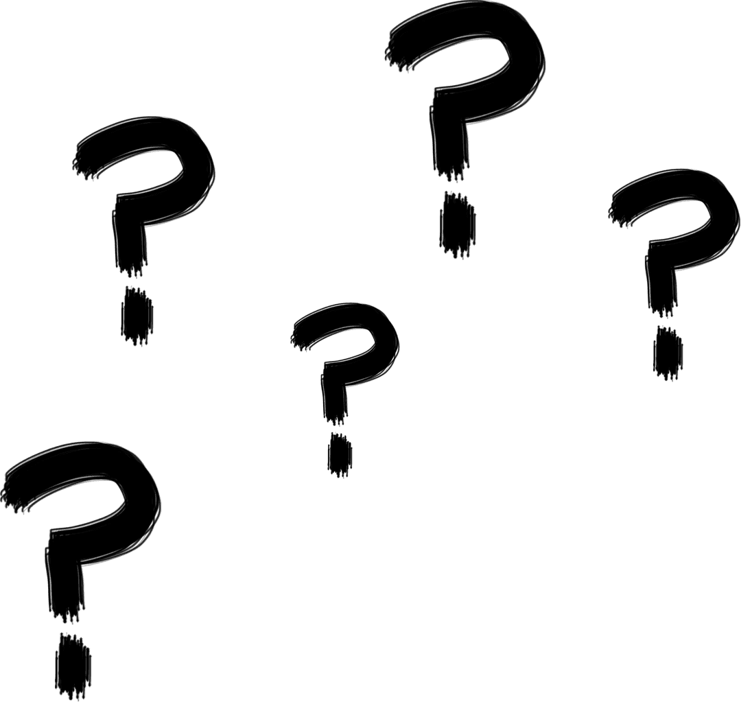 Transparent Question Mark Symbol Vector Illustration