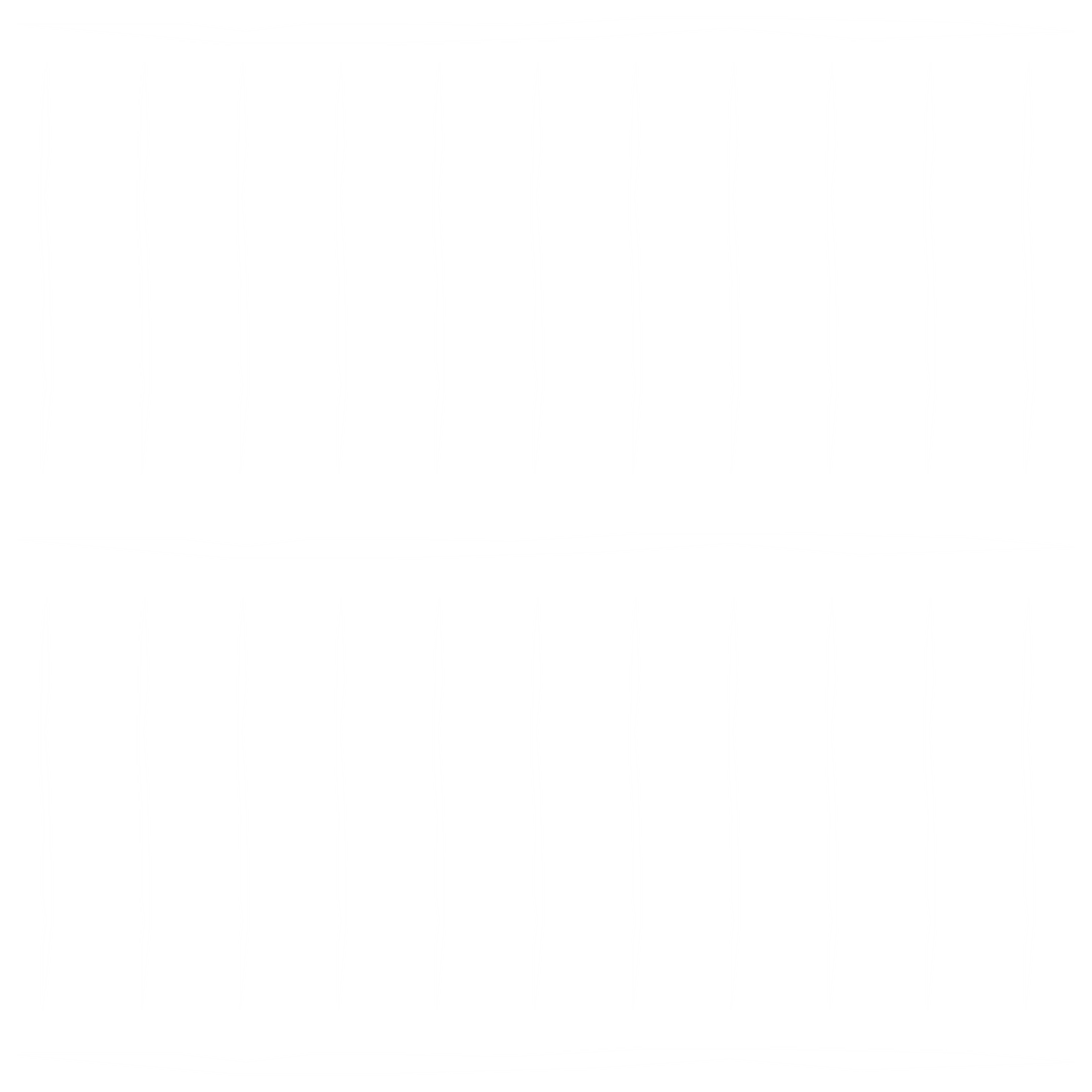White Hand-Drawn Lines on Transparent Background