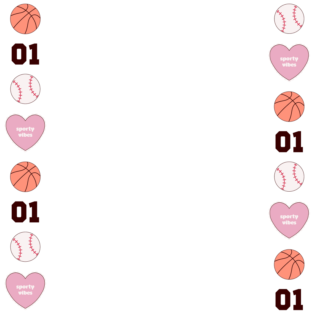 Transparent Sports-themed Dynamically Designed Border Canvas