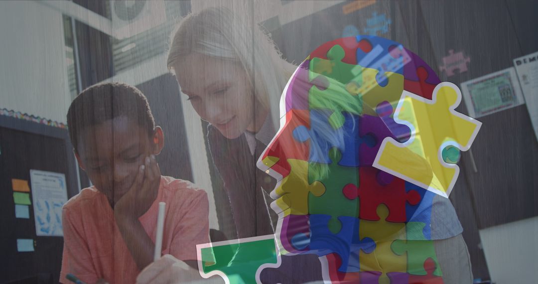 Diverse Classroom Celebrates Autism Awareness Through Creative Learning