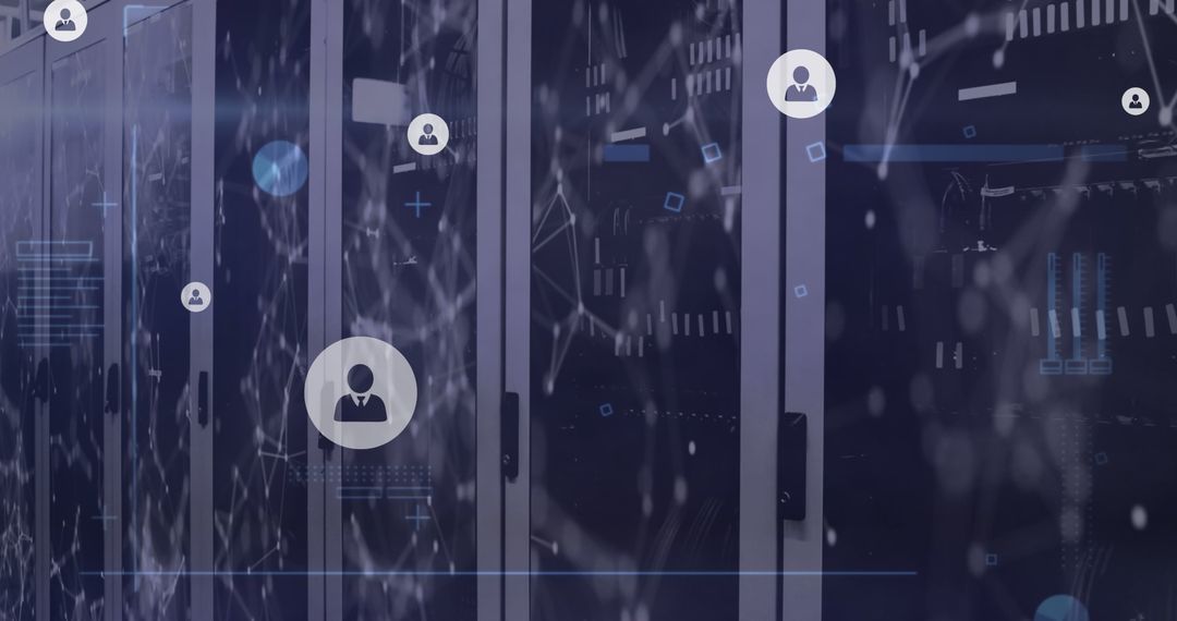 Digital Network Overlay on Data Servers