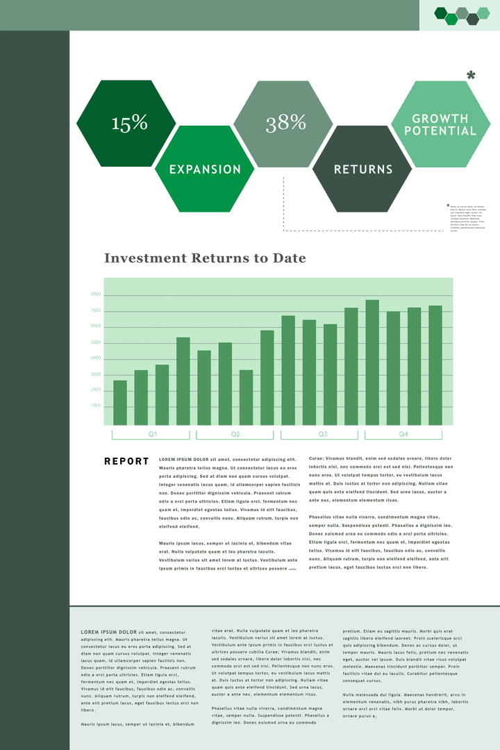 Transparent Investment Report with Data and Graph Elements Template - Download Free Stock Images Pikwizard.com