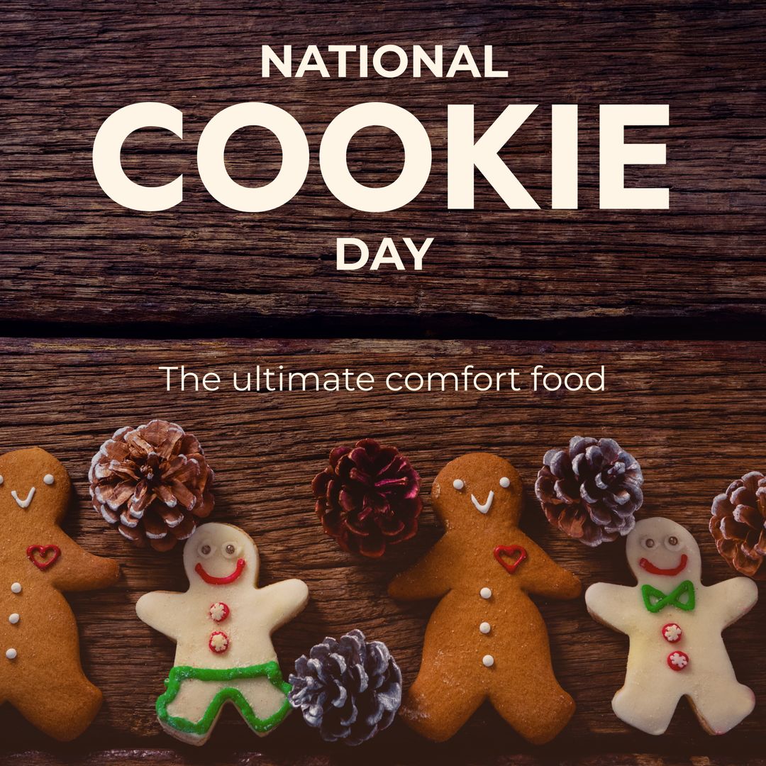 National Cookie Day Celebration with Festive Gingerbread