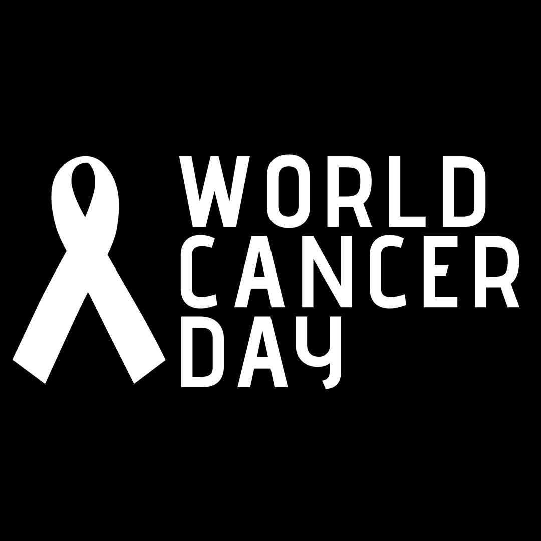 World Cancer Day White Ribbon Symbolizing Hope and Unity