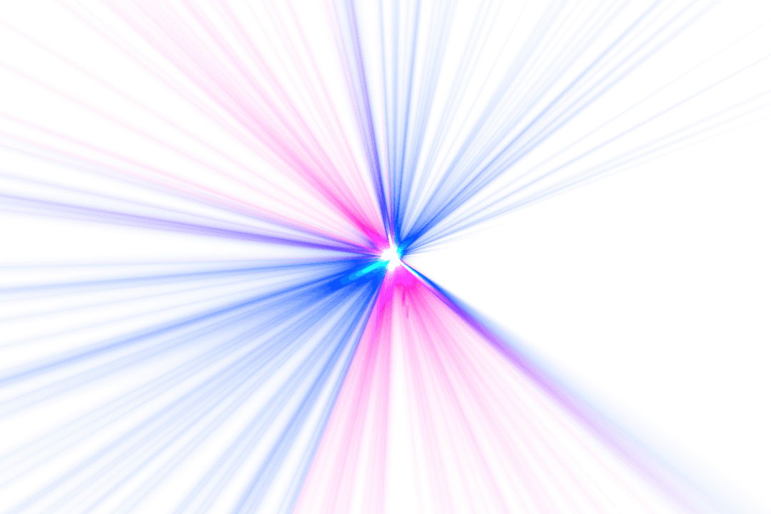 Vibrant Disco Lights Burst on Transparent Background for Party Decor