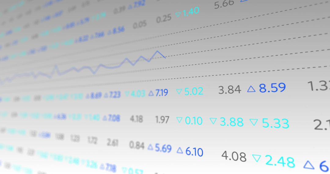 Abstract Data Analytics in Blue and Grey Tones