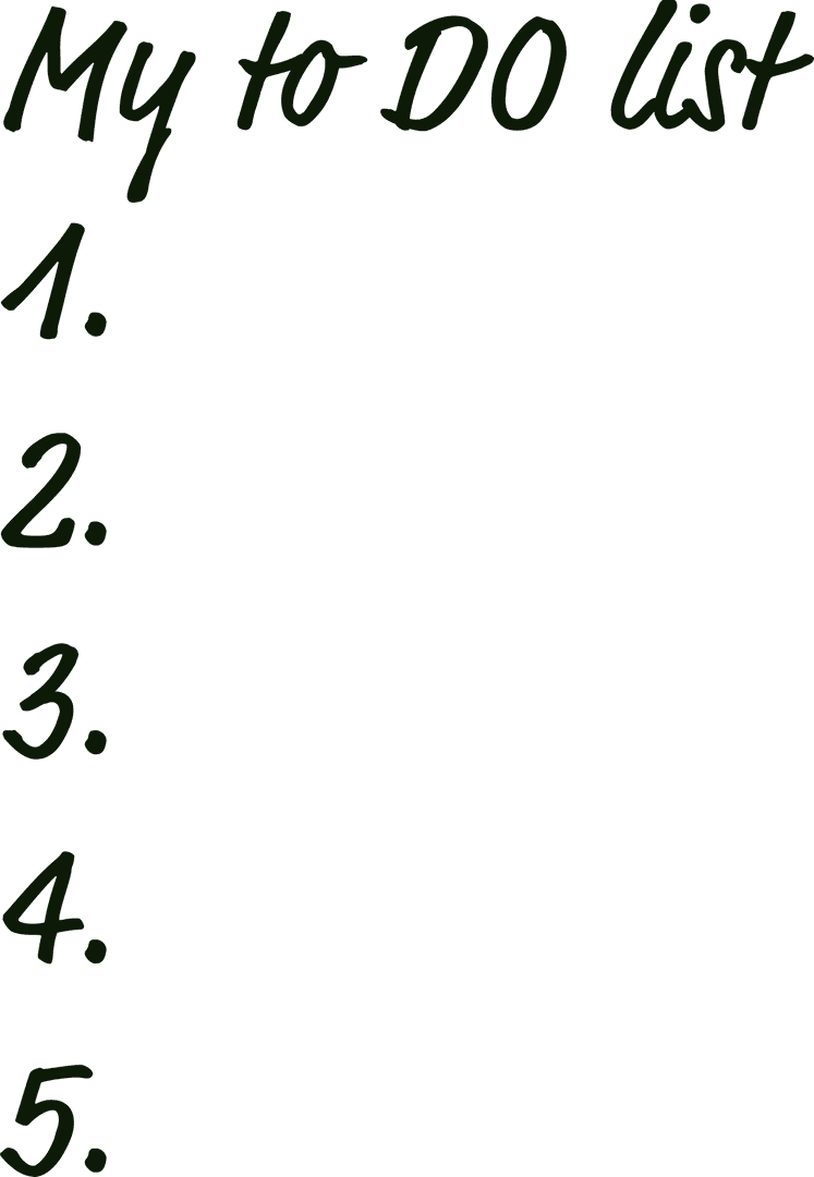 Transparent To-Do List Template for Motivation and Planning