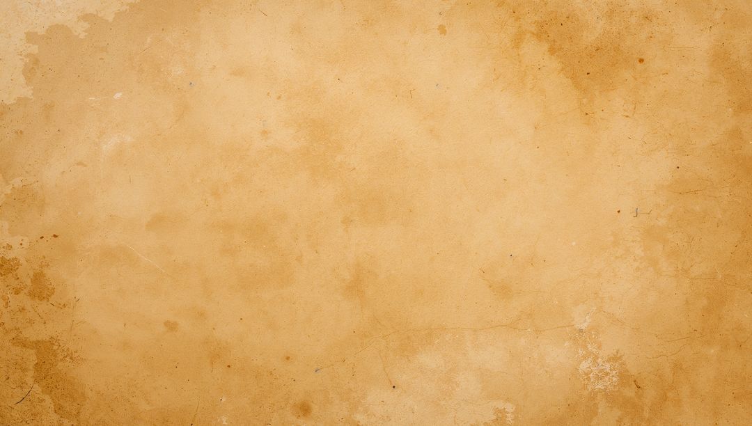 Weathered Parchment Texture with Stains and Creases for Vintage Design and Background