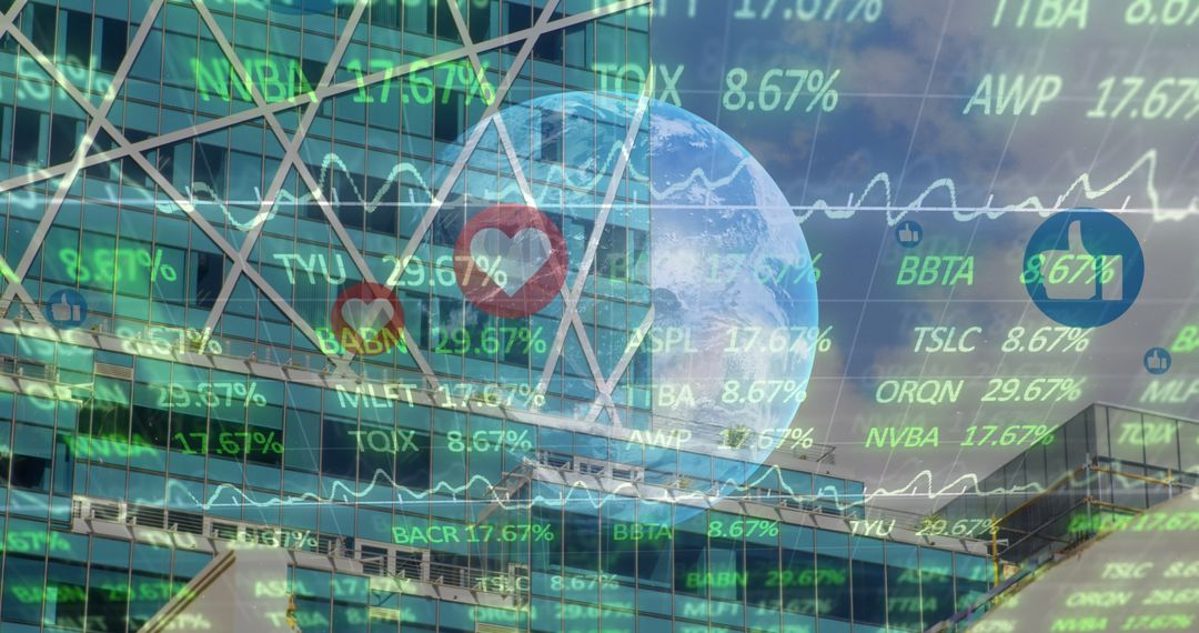 Global Financial Analysis with Digital Interfaces and Social Interaction